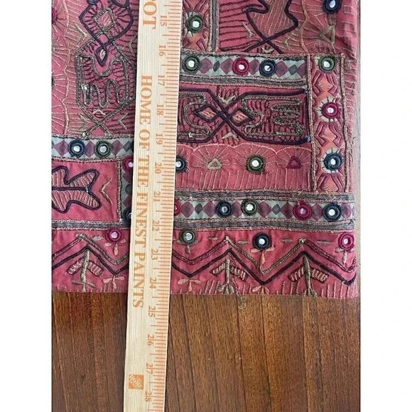 Chico's Embroidered Jacket Mirror Accents Button Up Festival 3(XL) Bohemian - Picture 14 of 15